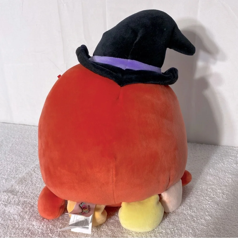 Squishmallows Orange Detra The Octopus W Witch Hat Halloween Plush - Picture 4 of 12